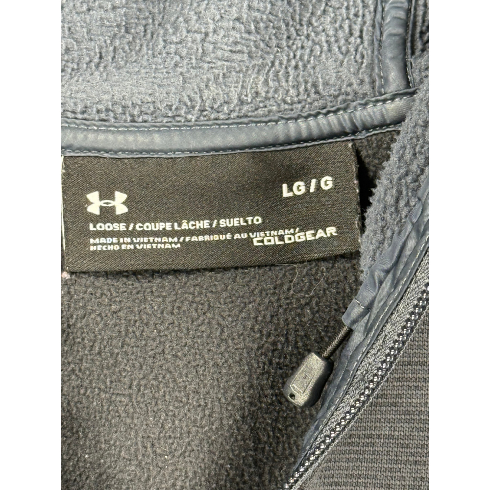 Under Armour Storm ColdGear Full Zip Hoodie Men’s Large Gray Jacket - Picture 3 of 7